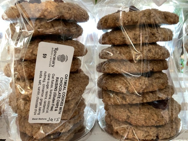 Rosemary’s Bakery - Oatmeal Cookies with Raisins & Chocolate Chips