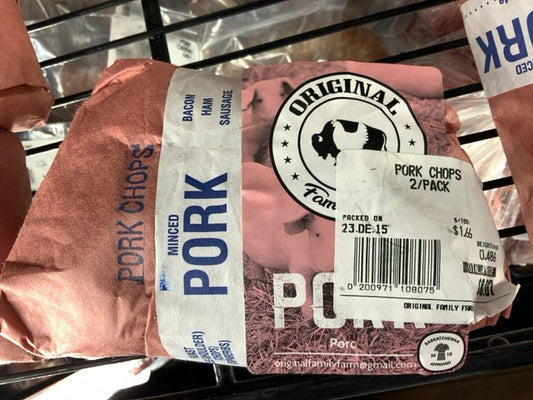 Original Family Farms - Pork Chops (2 Pack)
