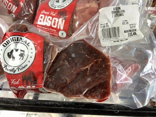 Original Family Farms - Bison Tenderloin Steak (2 Pack)