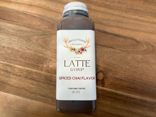 OMA's Pantre - Latte Syrup - Spiced Chai