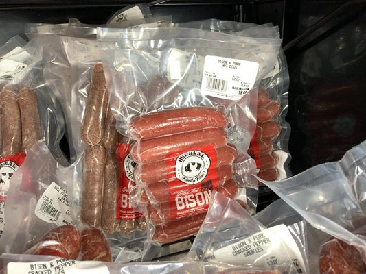 Original Family Farms - Bison & Pork Hot Dogs (~200g)