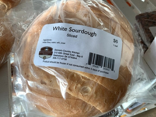 Donna’s Country Kitchen - Bread - Sourdough -  White - Sliced