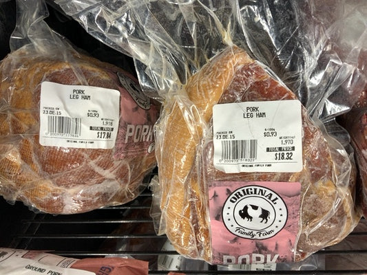 Original Family Farms - Pork Leg Smoked Ham